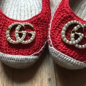 Gucci | Shoes | Red Lilibeth Gg Faux Pearl Embellished